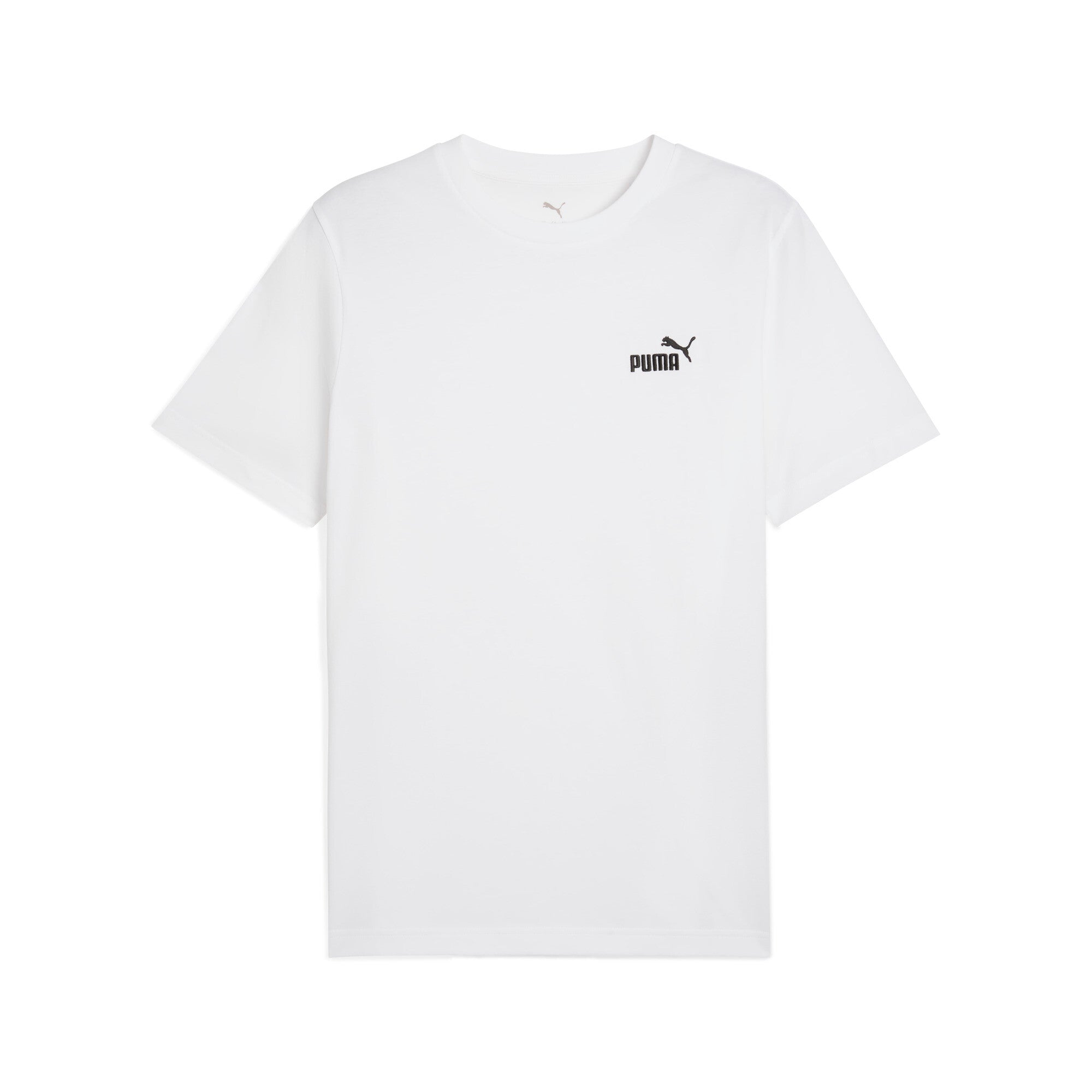PUMA Essentials Men's Logo T-Shirt in White, Size M