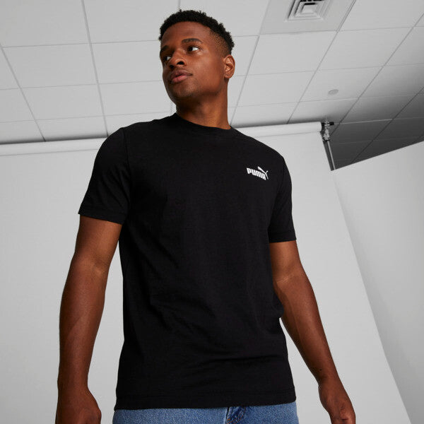 PUMA Essentials No. 1 Logo Men's T-Shirt in Black, Size S