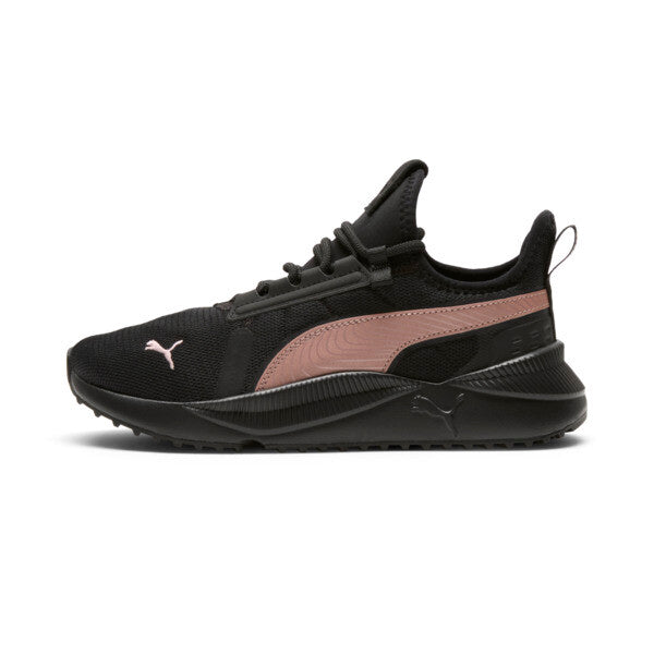 PUMA Pace Future Street Wide Women's Sneakers in Black/Rose Gold, Size 7