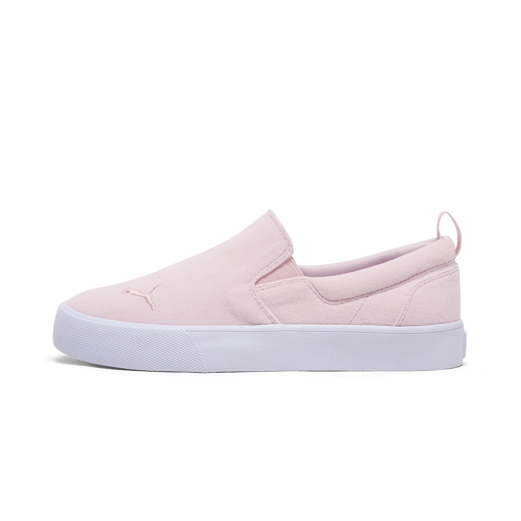 PUMA Bari Terry Slip-On Comfort Women's Shoes in Pink, Size 10
