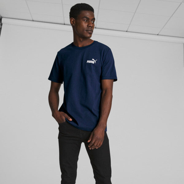 PUMA Essentials No. 1 Logo Men's T-Shirt in Dark Blue, Size M